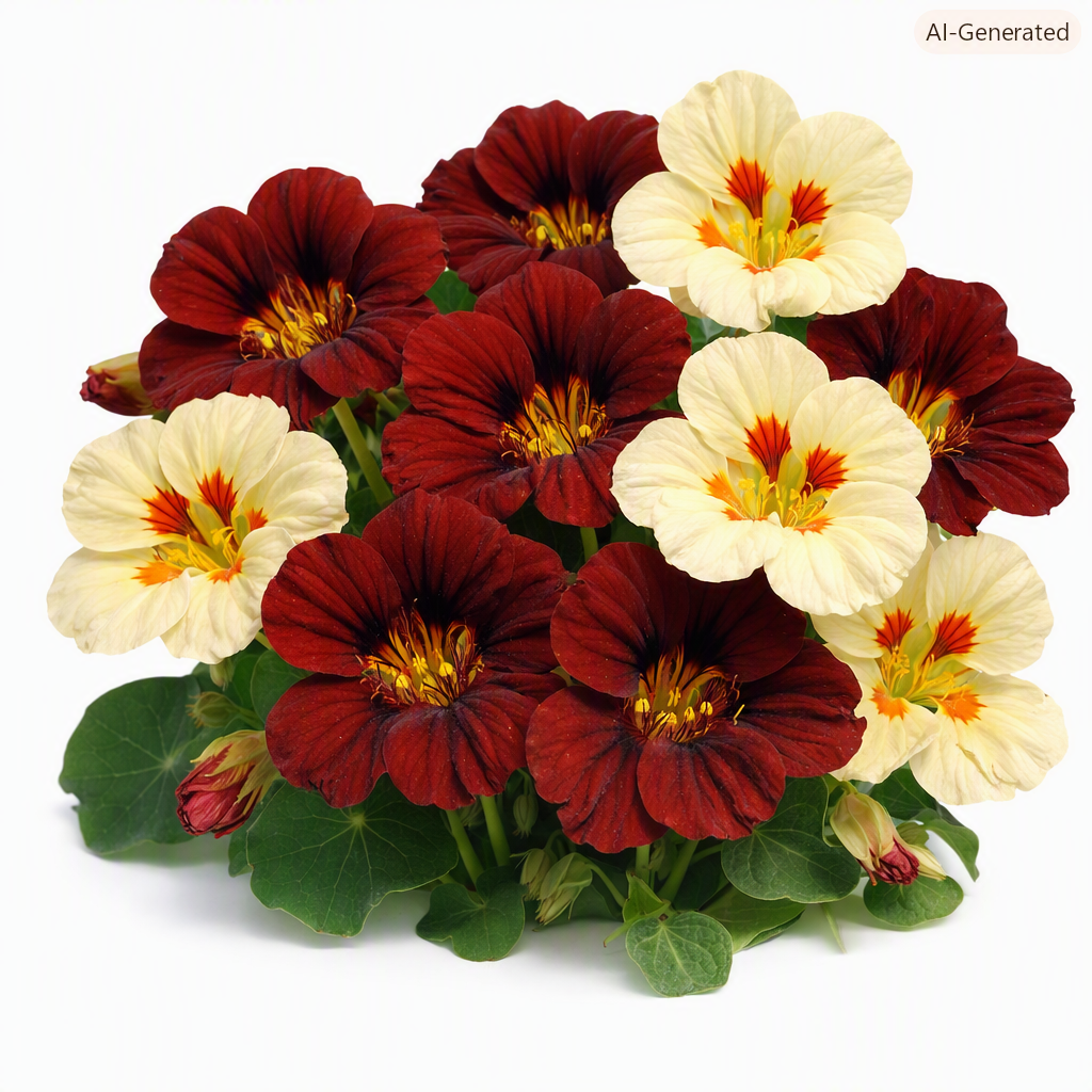 NASTURTIUM Day & Night Blend Flowers 20 seeds garden EDIBLE pots or baskets