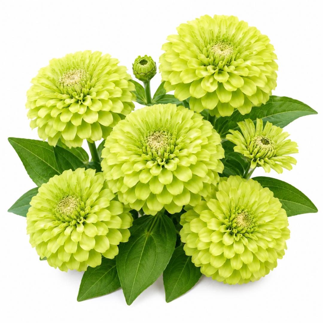 ZINNIA ENVY LIME 50 seeds flower great cut flower easy to grow