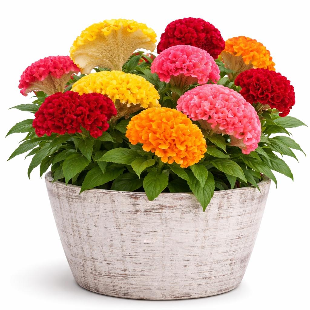CELOSIA Dwarf Coral Gardens Mix 100 Seeds Pots or Garden great cut flower