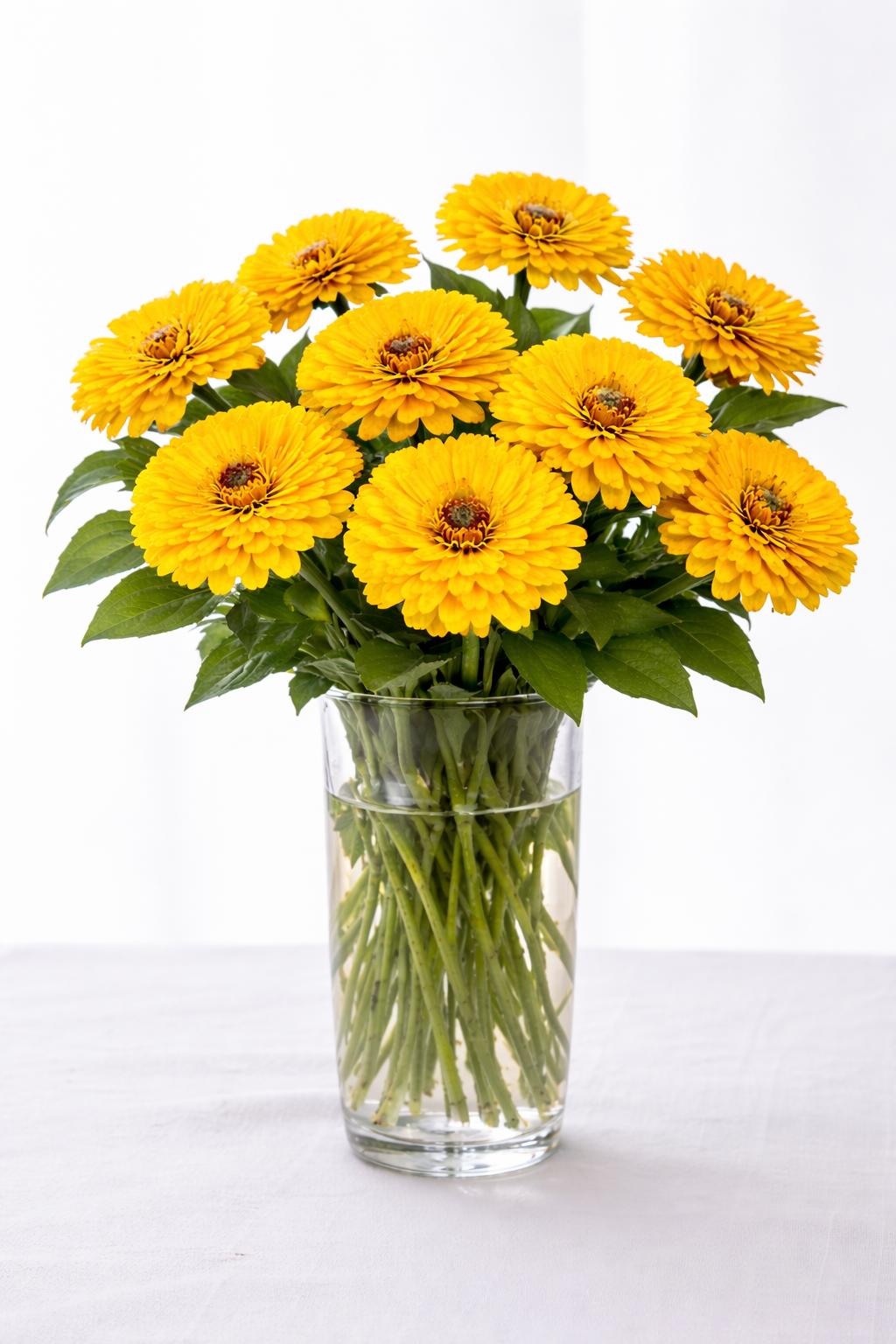 ZINNIA ELEGANS Golden State 50 Seeds
