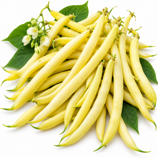 BEAN BUSH 'Cherokee Wax'  20 Vegetable seeds bean Heirloom Non Gmo