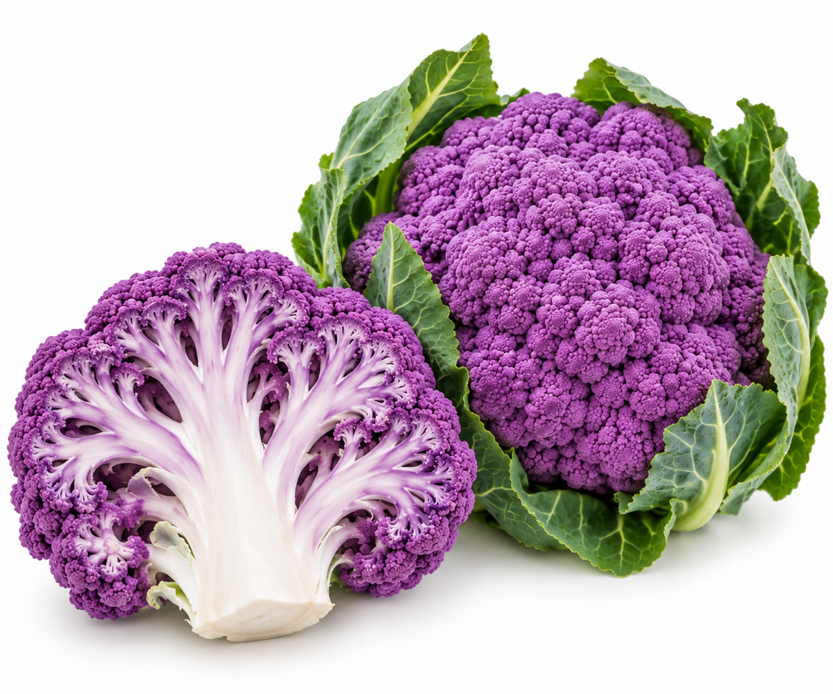 CAULIFLOWER "Purple Sicily" 200 Seeds UNUSUAL vegetable