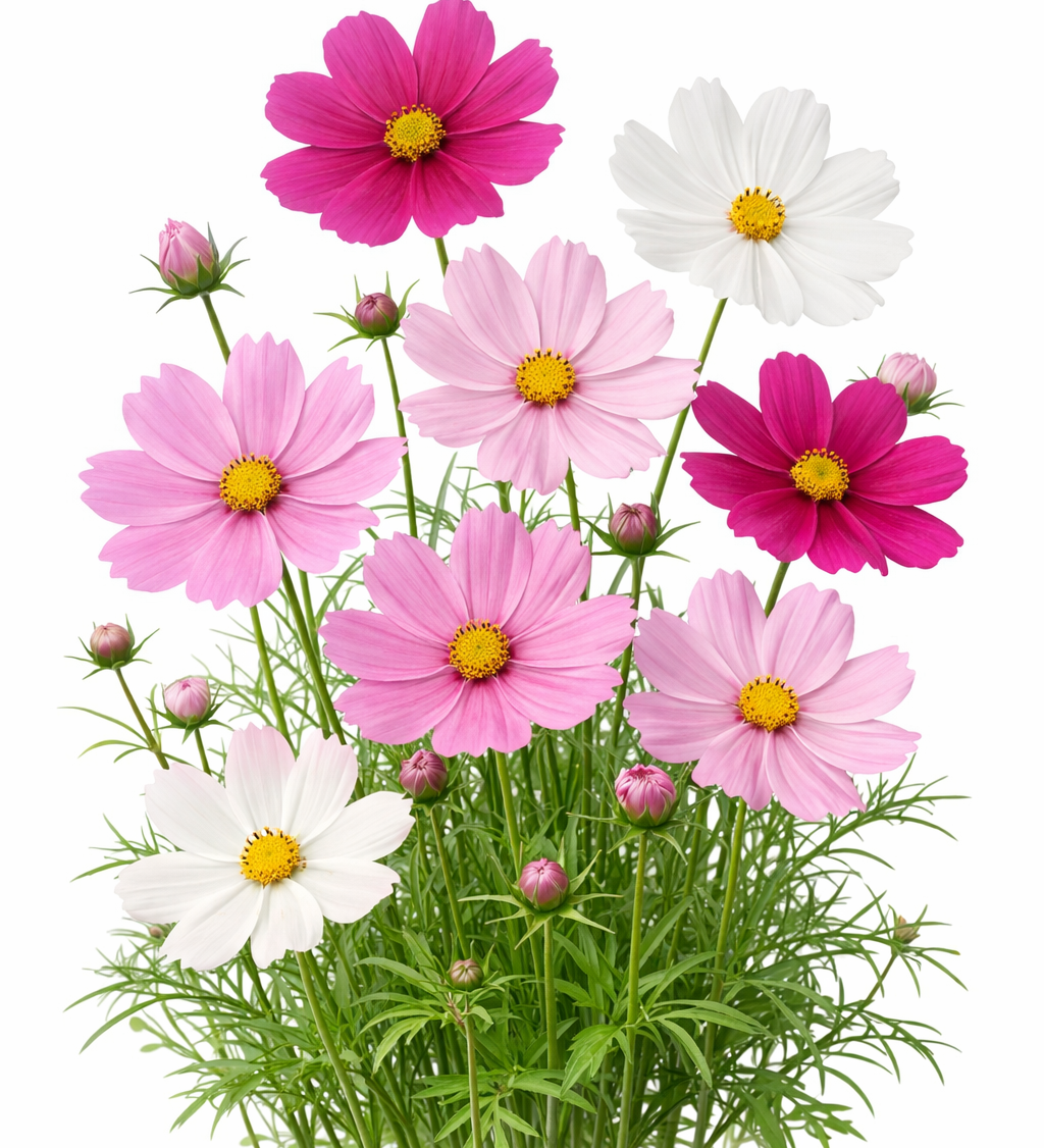 COSMOS SENSATION TALL MIXED 100 FLOWER Seeds COTTAGE GARDEN FLOWER cut flower